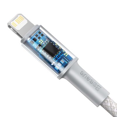 4. BASEUS USB-C to Lightning Cable 20W, 5A, 1m (White)