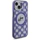 4. Karl Lagerfeld IML Monogram Karl & Choupette Head MagSafe iPhone 15 Case - Purple