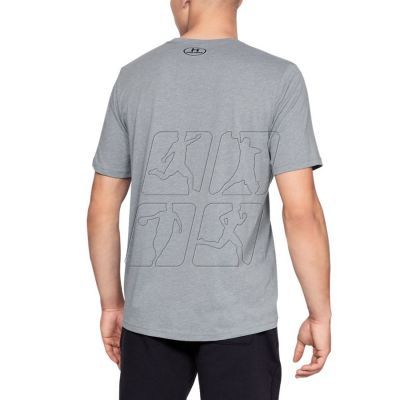 2. T-shirt UA Sportstyle Left Chest SS M 1326799 - gray