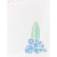 6. Girls' loose T-shirt with print 4F 4FJRSS26TTSHF3980-11S