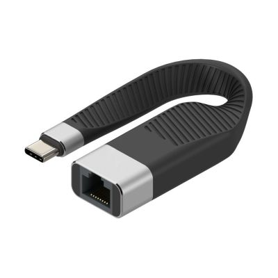 12. Techly ICOC USBC-RJ45 Network Cable Black 0.144 m