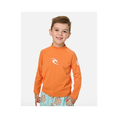 Boy's Lycra RIP CURL Waves Upf L/S-Boy orange