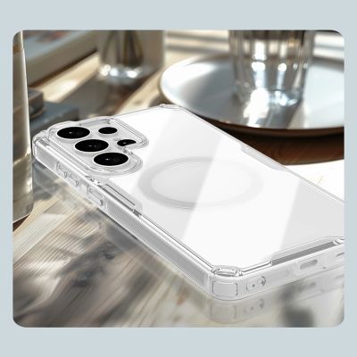 14. Nillkin Nature TPU Pro Case Compatible with MagSafe for Samsung Galaxy S26 Ultra - White