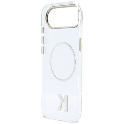 8. Karl Lagerfeld IML K Head Logo MagSafe Case for iPhone Air - Clear