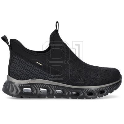36. Rieker W RKR616 comfortable slip-on ankle boots, black