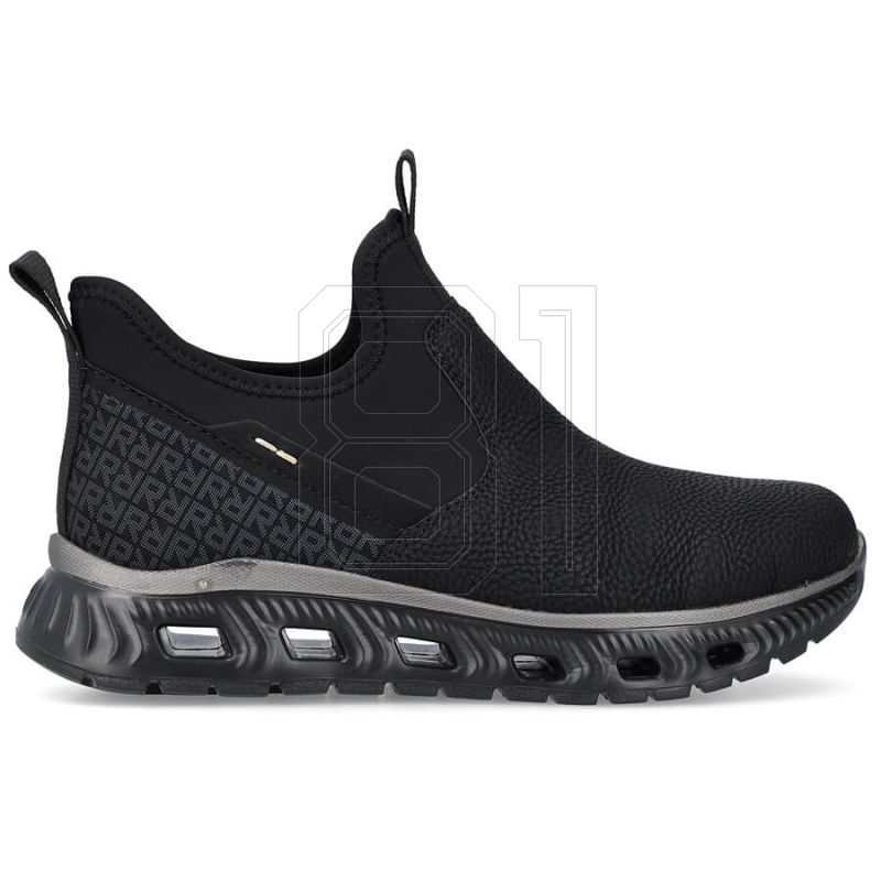 36. Rieker W RKR616 comfortable slip-on ankle boots, black