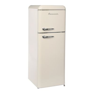 4. Ravanson LKK-210RC Retro Refrigerator (545mm x 1470mm x 585mm; 157l; Class A++; cream)
