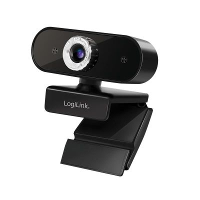 LogiLink UA0371 Webcam 3 MP 1920 x 1080 px USB 2.0 Black, Silver