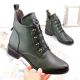 6. Insulated flat-heeled ankle boots Jezzi W JEZ412B green