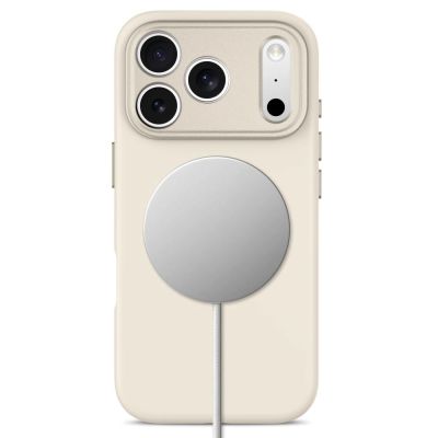 2. Tech-Protect Uniq MagSafe CC Case for iPhone 18 Pro / 17 Pro - Beige