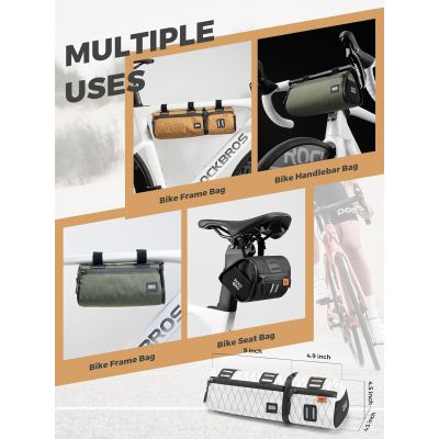 2. Rockbros multifunctional bicycle bag 2 in 1 2l white