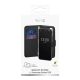 4. Puro Booklet Case with Flip and Wallet for Samsung Galaxy S25 - Black