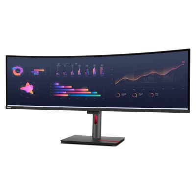 3. Lenovo ThinkVision P49w-30 Computer Monitor 124.5 cm (49") 5120 x 1440 px Dual WQHD LED Black