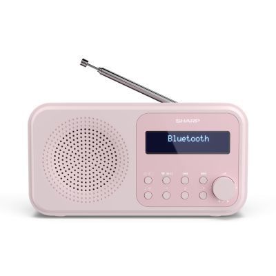 Sharp DR-P420 Portable Digital Radio, Pink