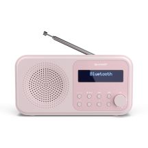 Sharp DR-P420 Portable Digital Radio, Pink