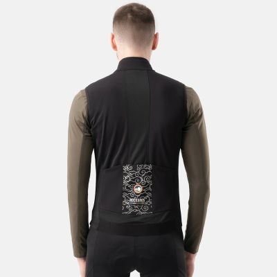7. Rockbros TLMJ002 ROAD TO SKY windproof vest insulated L - black