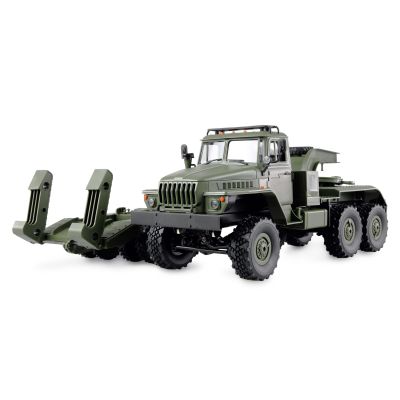 Amewi Ural B36 6WD Military Truck with Lowbed Trailer 1:16 RTR Green