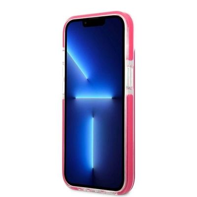 5. Karl Lagerfeld Choupette Head case for iPhone 13 mini - fuchsia