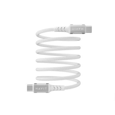 3. Havit Type C-Type C Magnetic Cable CB6297 (White)