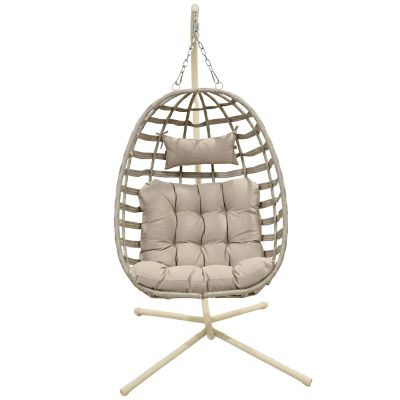 10. COCOON BEIGE HANGING CHAIR