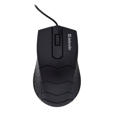 3. Defender Wired Mouse HIT MB-530 Black OTPICAL 1000DPI 3P 52530