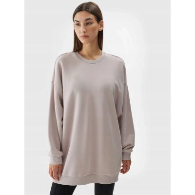 5. Women's sweatshirt without a hood, 4F 4FAW23TSWSF0764-56S