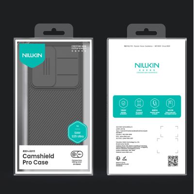 12. Nillkin CamShield Pro Case for Samsung S25 Ultra with Camera Cover - Black