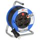 7. Brennenstuhl 1079180004 15 m power strip 4 x network sockets Outdoor Black, Blue