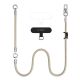 2. Tech-Protect C10S Crossbody Phone Lanyard (114 cm) + Wrist Strap (31 cm) - Beige Titanium