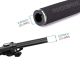 3. Rockbros BT1001BKBK foam bicycle grips for handlebars – black