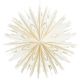 2. Hanging Paper Snowflake Decoration Ø 50 cm MICA – White