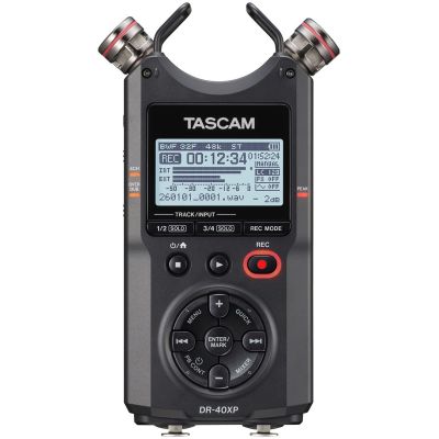 2. Tascam DR-40XP - Portable Digital Recorder with USB Audio Interface