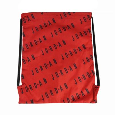 2. Nike Air Jordan Gym Sack Bag Playoffs Red/Black - 9A0745-R78