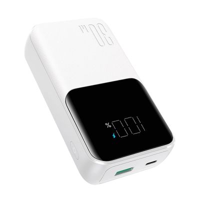 7. Mini power bank with built-in cables Joyroom JR-PBC06 30W 10000mAh - white