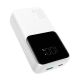 7. Mini power bank with built-in cables Joyroom JR-PBC06 30W 10000mAh - white