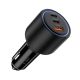 2. CC04 3-port PD130W car charger - black