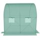 41. GREENHOUSE GARDEN TUNNEL 200x200x200CM PE GREEN STEEL STRUCTURE
