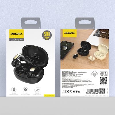 5. Dudao U20 Pro TWS Bluetooth wireless headphones - black