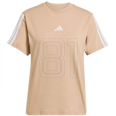 2. adidas Essentials 3-Stripes Cotton T-shirt W JV7359