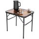 10. FOLDABLE CAMPING TABLE 60X45X25/56CM WOOD