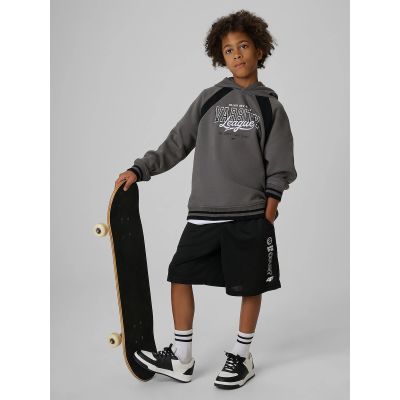 5. Boys’ Loose-Fit Hooded Sweatshirt 4F 4FJRAW26TSWSM3193-25S