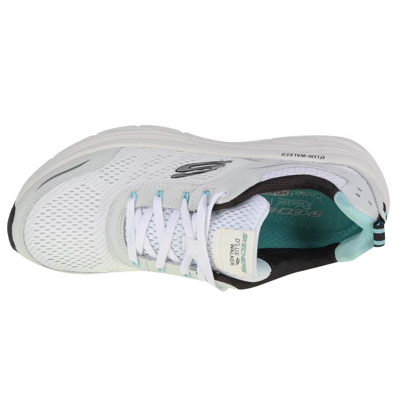 3. Skechers Relaxed Fit: D'Lux Walker - Infinite Motion 149023-WBK White 37