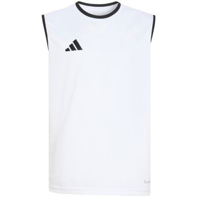 2. Kids' adidas Entrada 26 Sleeveless Jersey, White, KB3935