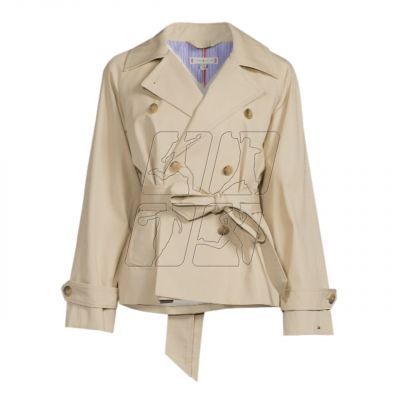 5. Tommy Hilfiger Cotton Trench Coat W WW0WW38430