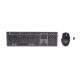 HP 720 Multi-Device Rechargeable Wireless Keyboard and Mouse Combo with Rechargeable Battery, Black 9T5A9AA