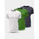 Men's T-shirt (SET OF 3 T-SHIRTS) 4F 4FWSS26TTSHM4216-90S