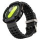 13. Spigen Rugged Armor Case for Samsung Galaxy Watch 8 44mm - Matte Black