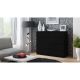 4. M8 MALWA CHEST OF DRAWERS 120CM 8 DRAWERS BLACK