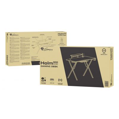 9. GENESIS HOLM 300 RGB GAMING DESK