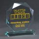 8. Engraved glass trophy with case + paint filling
